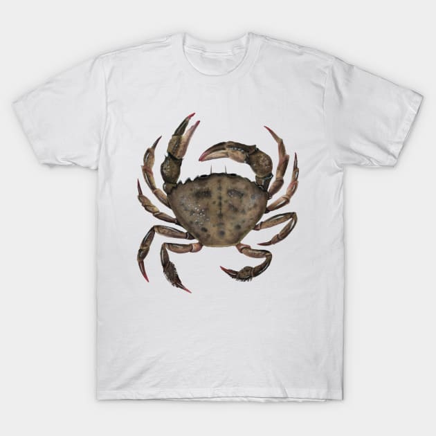 Green Crab T-Shirt by JadaFitch